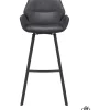 Barstoel Lizz 80cm Bull Antraciet^Trendhopper Best
