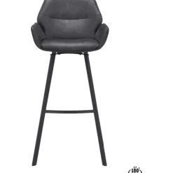 Barstoel Lizz 80cm Bull Antraciet^Trendhopper Best