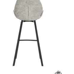 Barstoel Lizz 80cm stof Taupe^Trendhopper Hot