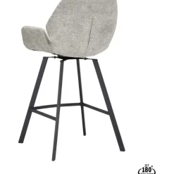 Barstoel Lizz 65cm stof Taupe^Trendhopper Hot