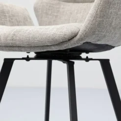 Barstoel Lizz 65cm stof Taupe^Trendhopper Hot