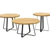 Bijzettafelset van 3 Santiago Ø70, 60 en 50 cm^Trendhopper Clearance