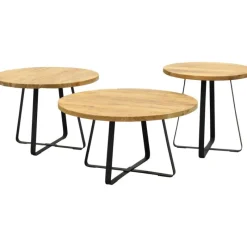 Bijzettafelset van 3 Santiago Ø70, 60 en 50 cm^Trendhopper Clearance