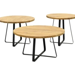 Bijzettafelset van 3 Santiago Ø70, 60 en 50 cm^Trendhopper Clearance