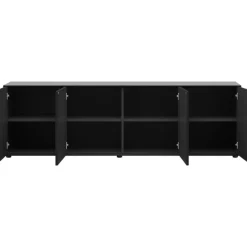 Dressoir Moiano zwart 200 cm^Trendhopper Sale