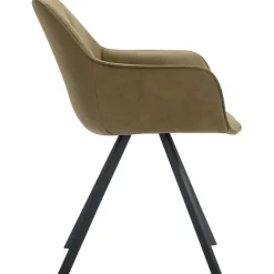 Eetkamerstoel Beatty microleder Moss^Trendhopper Outlet