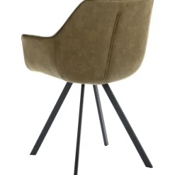 Eetkamerstoel Beatty microleder Moss^Trendhopper Outlet