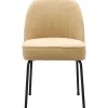 Eetkamerstoel Vogue Gear Camel met zwarte poten^Trendhopper Hot