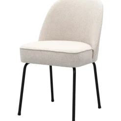 Eetkamerstoel Vogue Gear Natural met zwarte poten^Trendhopper Clearance