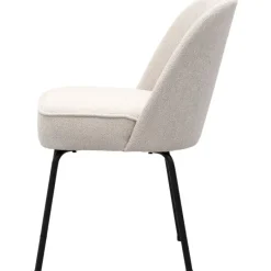 Eetkamerstoel Vogue Gear Natural met zwarte poten^Trendhopper Clearance