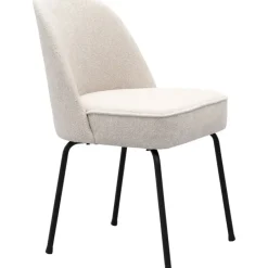 Eetkamerstoel Vogue Gear Natural met zwarte poten^Trendhopper Clearance
