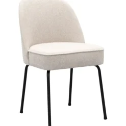 Eetkamerstoel Vogue Gear Natural met zwarte poten^Trendhopper Clearance
