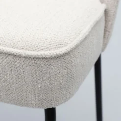 Eetkamerstoel Vogue Gear Natural met zwarte poten^Trendhopper Clearance