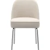 Eetkamerstoel Vogue Gear Natural met chromen poten^Trendhopper Outlet
