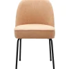 Eetkamerstoel Vogue Gear Powder met zwarte poten^Trendhopper