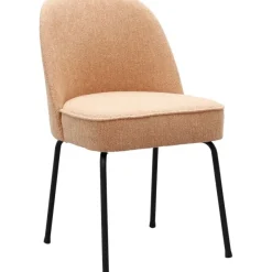 Eetkamerstoel Vogue Gear Powder met zwarte poten^Trendhopper