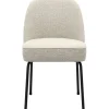 Eetkamerstoel Vogue Lima Beige met zwarte poten^Trendhopper Hot