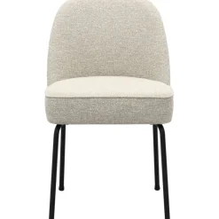 Eetkamerstoel Vogue Lima Beige met zwarte poten^Trendhopper Hot