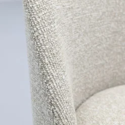Eetkamerstoel Vogue Lima Beige met zwarte poten^Trendhopper Hot