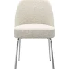 Eetkamerstoel Vogue Lima Beige met chromen poten^Trendhopper Hot