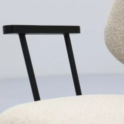 Eetkamerstoel Zelo met arm Beige^Trendhopper Hot