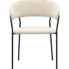 Eetkamerstoel Zeri met zwart frame^Trendhopper Best