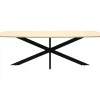 Eettafel Haiko Deens - Verjongd geborsteld Blad - 180x100 - Matrixpoot^Trendhopper Clearance