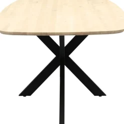 Eettafel Haiko Deens - Verjongd geborsteld Blad - 180x100 - Matrixpoot^Trendhopper Clearance