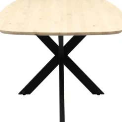 Eettafel Haiko Deens - Verjongd geborsteld Blad - 180x100 - Matrixpoot^Trendhopper Clearance