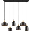 Hanglamp Chiraz mat zwart Excl. 6x E27 4,9W^Trendhopper Outlet