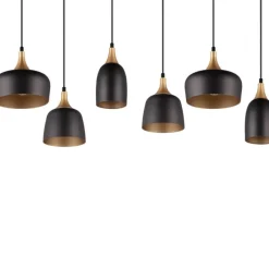 Hanglamp Chiraz mat zwart Excl. 6x E27 4,9W^Trendhopper Outlet