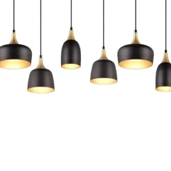 Hanglamp Chiraz mat zwart Excl. 6x E27 4,9W^Trendhopper Outlet
