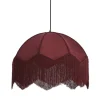 Hanglamp Malagia Velvet Bordeaux 60cm^Trendhopper Outlet