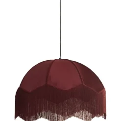 Hanglamp Malagia Velvet Bordeaux 50cm^Trendhopper New