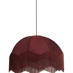 Hanglamp Malagia Velvet Bordeaux 50cm^Trendhopper New
