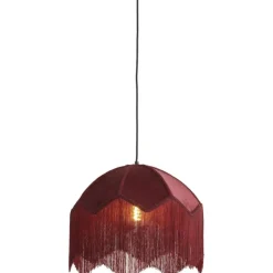 Hanglamp Malagia Velvet Bordeaux 40cm^Trendhopper Hot