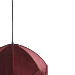 Hanglamp Malagia Velvet Bordeaux 40cm^Trendhopper Hot