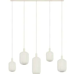 Hanglamp Tulsa 5-lichts Creme^Trendhopper New