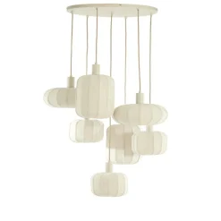 Hanglamp Tulsa 7-lichts rond Creme^Trendhopper Sale