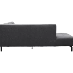Hoekbank Viborg Nero Grey links^Trendhopper Outlet