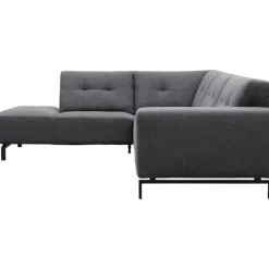 Hoekbank Viborg Nero Grey links^Trendhopper Outlet