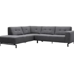 Hoekbank Viborg Nero Grey links^Trendhopper Outlet