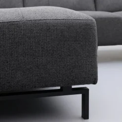 Hoekbank Viborg Nero Grey links^Trendhopper Outlet