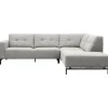 Hoekbank Viborg Nero Lightgrey rechts^Trendhopper New