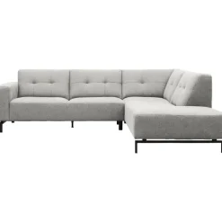 Hoekbank Viborg Nero Lightgrey rechts^Trendhopper New