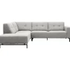 Hoekbank Viborg Nero Lightgrey links^Trendhopper New