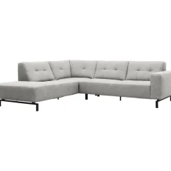Hoekbank Viborg Nero Lightgrey links^Trendhopper New