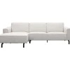 Hoekbank Vik Nero Lightgrey Links^Trendhopper Best