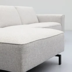 Hoekbank Vik Nero Lightgrey Links^Trendhopper Best
