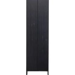 Hoge kast Gravure New Grenen Zwart^Trendhopper Online